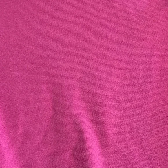 Crown & Ivy Hot Pink Puff Sleeve Sweater Plus 2X – Preppy Feminine Winter Knit - Picture 9 of 16